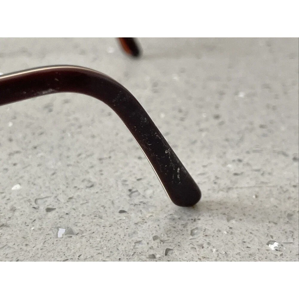 Runway Couture Eyeglasses Frames ONLY RCE-204 Half Rim Oval 52-18-135 Brown